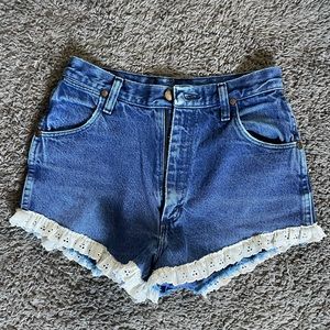 Urban Outfitters Renewal Vintage Wrangler Denim Shorts